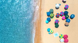 Summer Escape Jazz Melodies - Upbeat Bossa Nova Music With Ocean Sounds For Uplifting Your Day