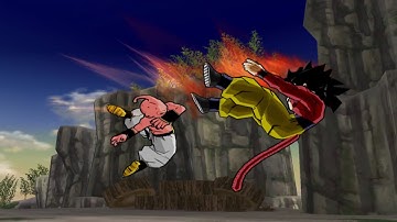 Goku (GT) VS Kid Buu (CPU VS CPU) - Dragon Ball Z Infinite World