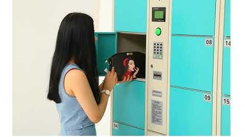 Barcode system smart locker