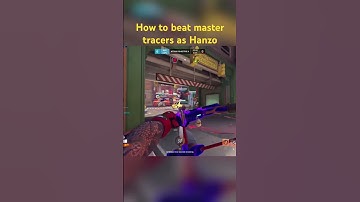 How to beat master tracer as Hanzo #overwatch2 #hanzo #gaming #overwatchps #overwatchclips #ow2