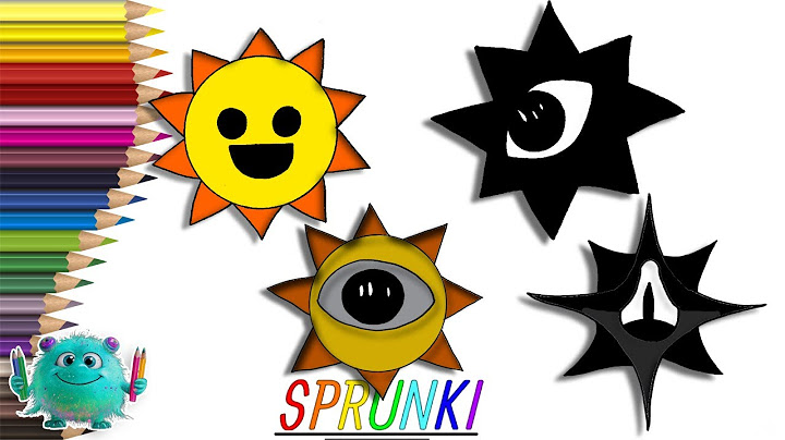 How to Draw Sprunki Mr. Sun Phases 1-2-3-4-5