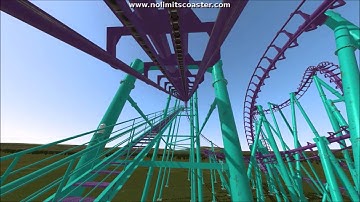 F2 Fright Flight Roller Coaster POV Nasu Highland Japan Vekoma SLC - Nolimits coaster 2