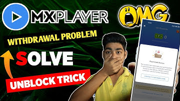 mx player unblock trick/Mx player withdrawal problem today/Mx player withdrawal system update