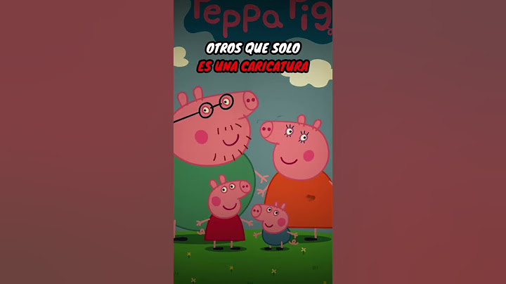 ¿QUE TIENE PEPPA PIG DEL OTRO LADO DE LA CARA?