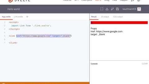 Svelte - $$props variable