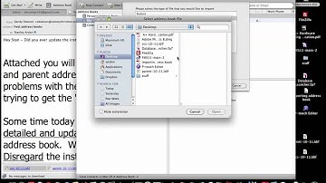 importing Address Book in Thunderbird