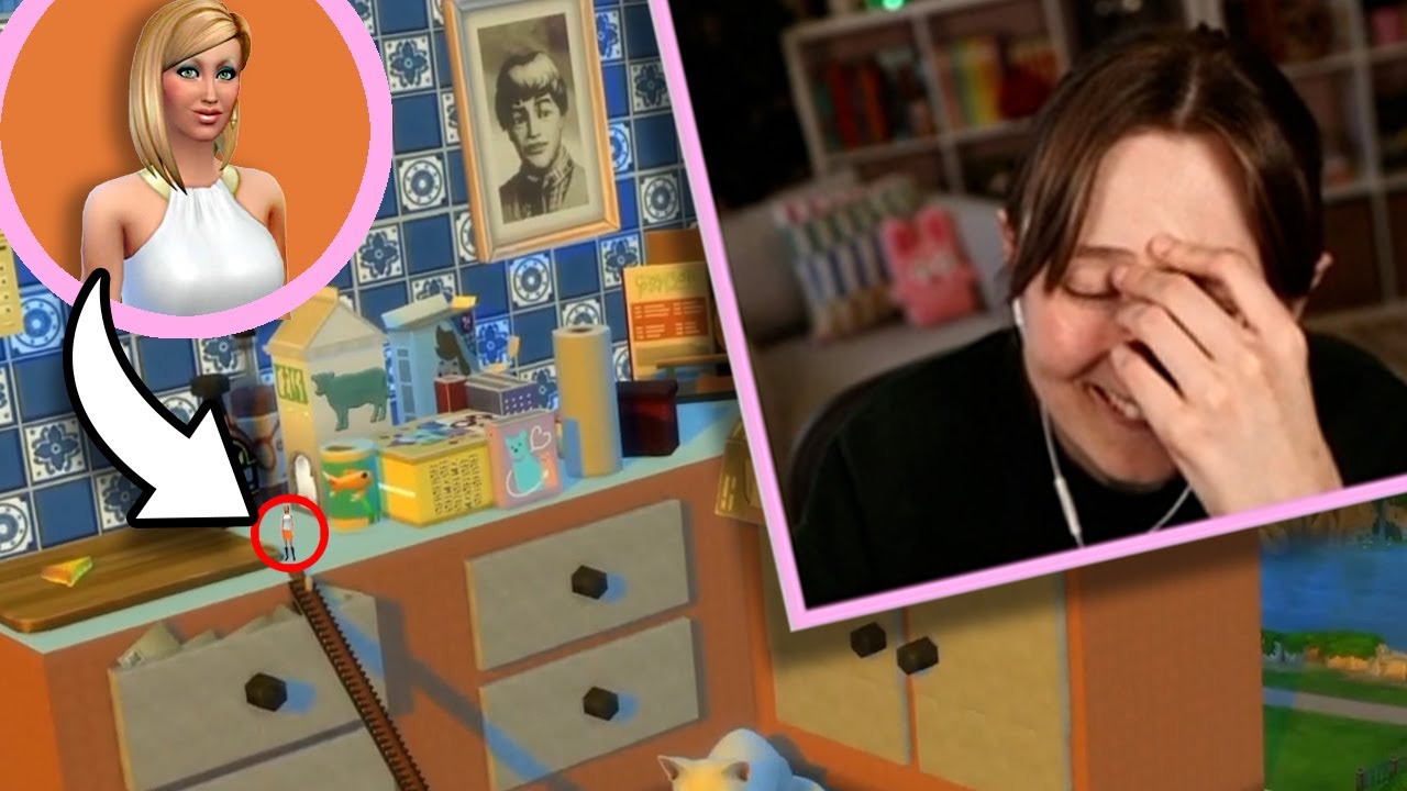 Lilsimsie Reacts to my Mouse Shell Build in the Sims 4