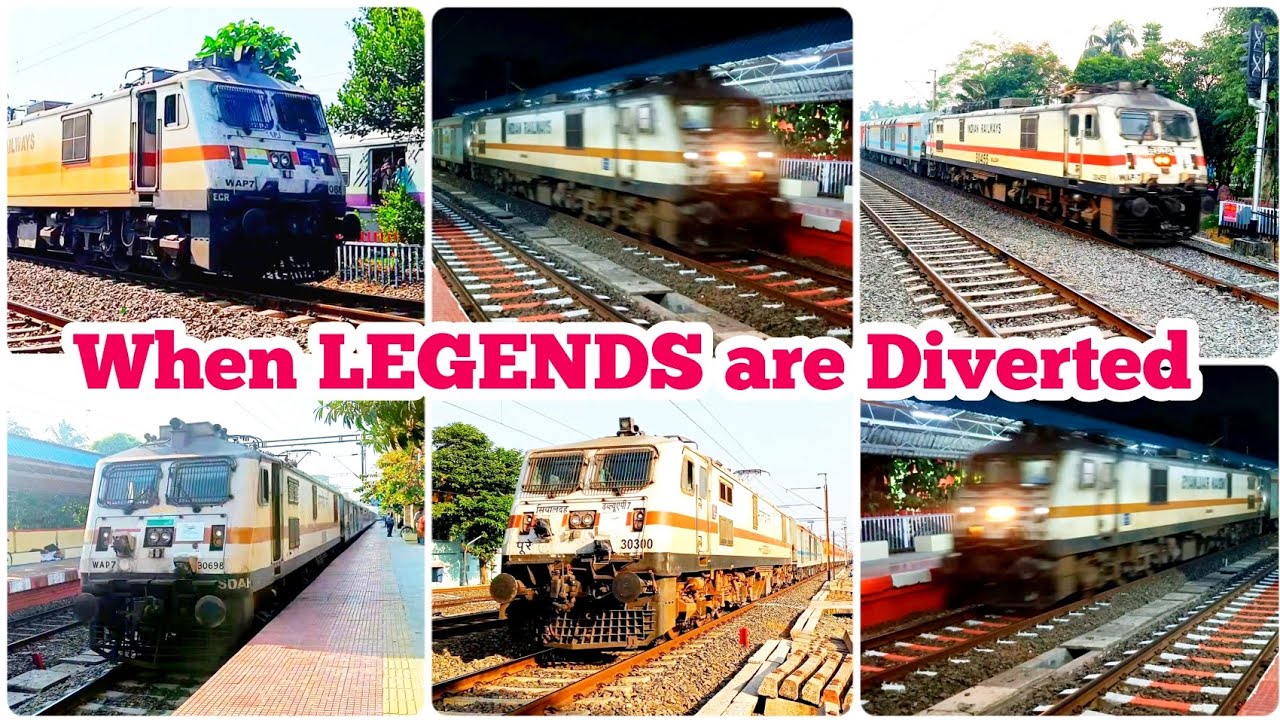 [6 in 1] MEGA ROUTE DIVERTED Legendary Trains of Eastern Railways on show 