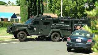 LAPD SWAT - Standoff Unfolds in West Hills as Suspect