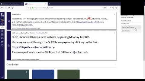 How to Use the Dashboard and Courses Tab in Canvas