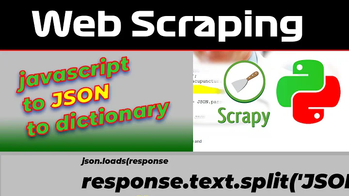 Python Code To Get JSON From Javascript And Load Into A Dictionary | Web Scraping tutorial