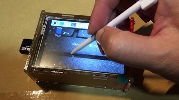 Raspberry Pi 3 Model B + 3.5” LCD Touchscreen in Acrylic Case