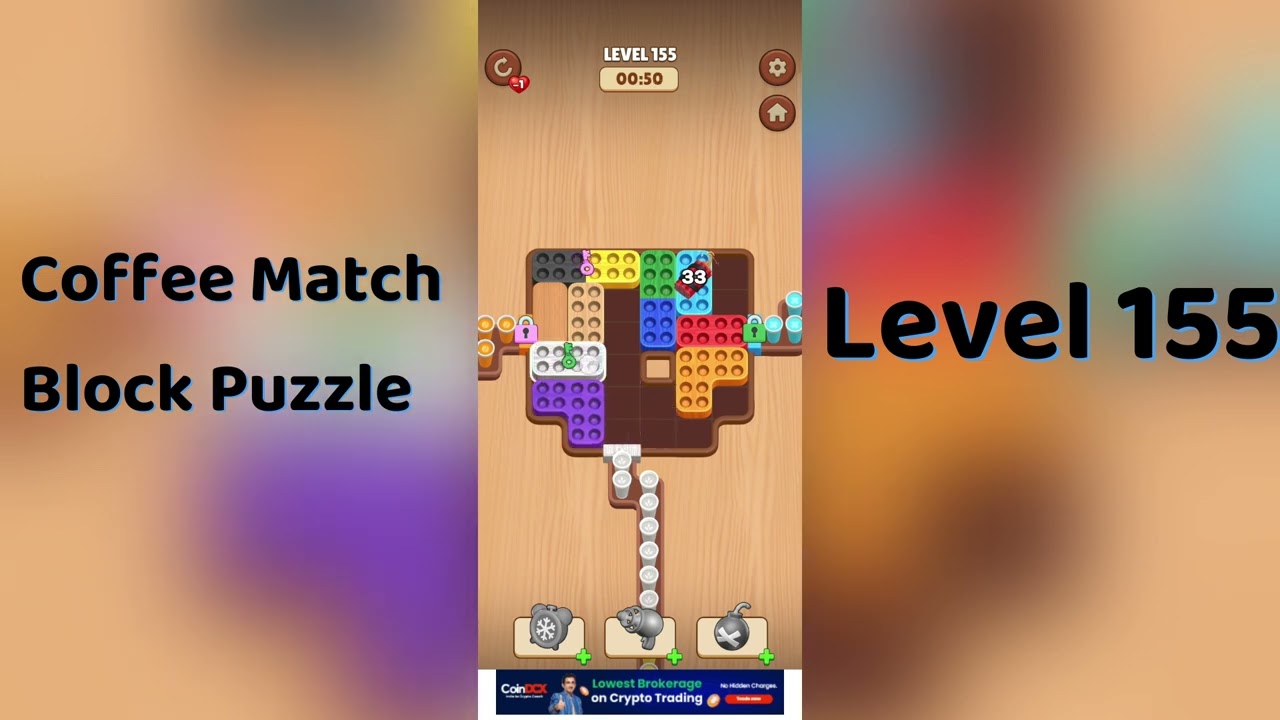 Coffee Match Block Puzzle Level 155 Walkthrough ☕🧩 | Easy Step-by-Step  Guide | SolutionGuruji