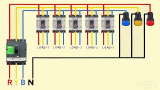 Main Distribution Board wiring MDB 3 phase wiring diagram