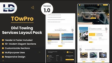 How to Install Divi Towing Service Layout Pack | Step-by-Step Guide