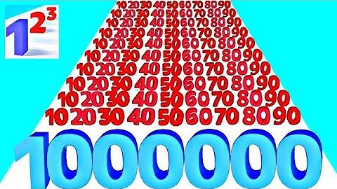 Number Master 3D vs Number merge Run 2048 in MAX LEVEL ( New Update , ASMR ) PART 4