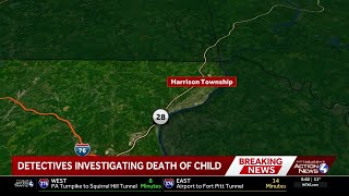 Child death investigation underway in Harrison Township, police say