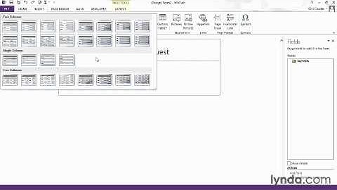 Creating a template from scratch from the Course InfoPath 2013 Essential Training