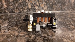 How To Build LEGO 4CYL engine (Runs Very Smooth)