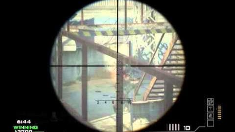 MW3 Double kill with MSR