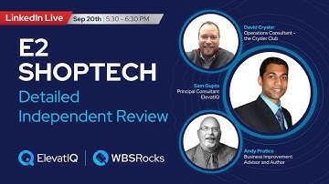 E2 Shoptech Detailed Independent Review | E2 MFG Overview | E2 Shop System Pros and Cons