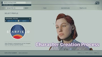 Character Creation Process - STARFIELD