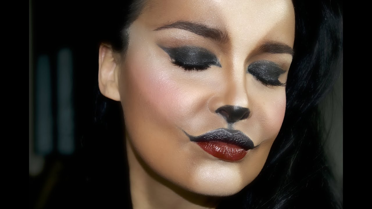 Makeup Tutorial Gatta Cat Makeup Tutorial Halloween YouTube