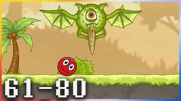 Bounce Ball 5 Jump Ball Hero Adventure - Gameplay Walkthrough - Levels 61-80