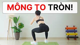 Bài Tập Mông Căng Tròn Tại Nhà Cực Nhanh Không To Đùi Hoàng Uyên Yoga