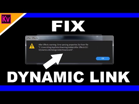 Simple Way to FIX Dynamic Link Error Between Premiere Pro and After Effects