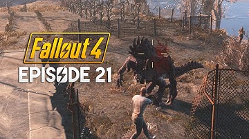 Fallout 4 Playthrough - Episode 21 - Locked Out of the Insane Asylum! (Survival Mode)