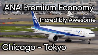 ANA - B777 Premium Economy Chicago to Tokyo Haneda