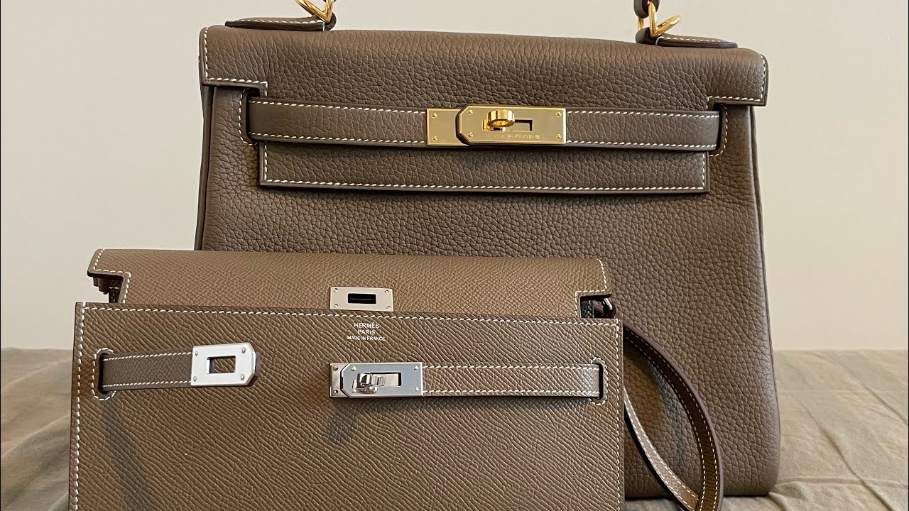 Compare Hermes Etoupe-KELLY 28 vs KELLY TO GO