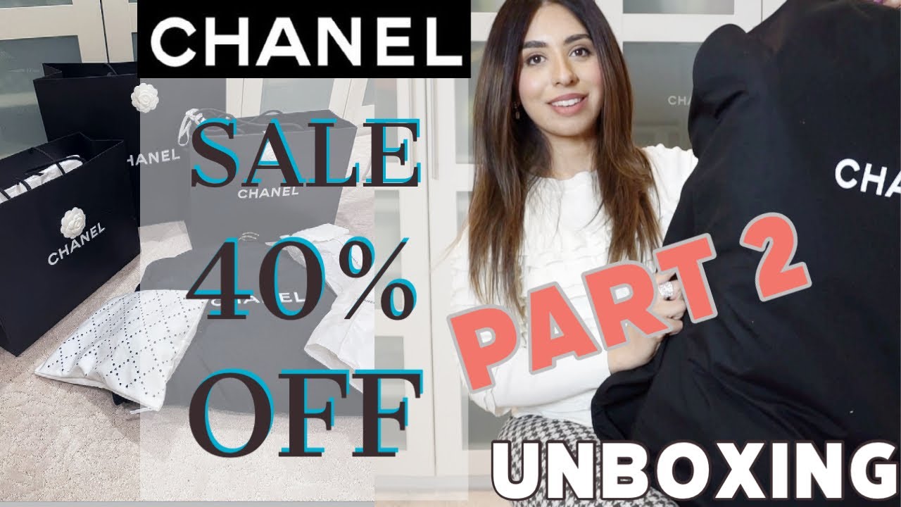 PART 2 - CHANEL SALE HAUL - SHOWING YOU WHAT I BOUGHT AT THE JANUARY CHANEL  SALE! READY TO WEAR 