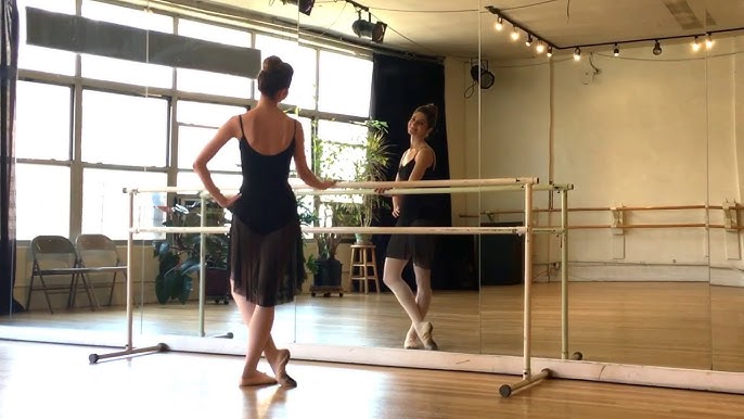 15 MIN BALLET BARRE WORKOUT  With Music & Instruction 