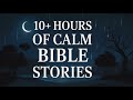 10+ Hours Of Calm Bible Stories | Black Screen With Rain Sounds For Sleep And Relaxation v11