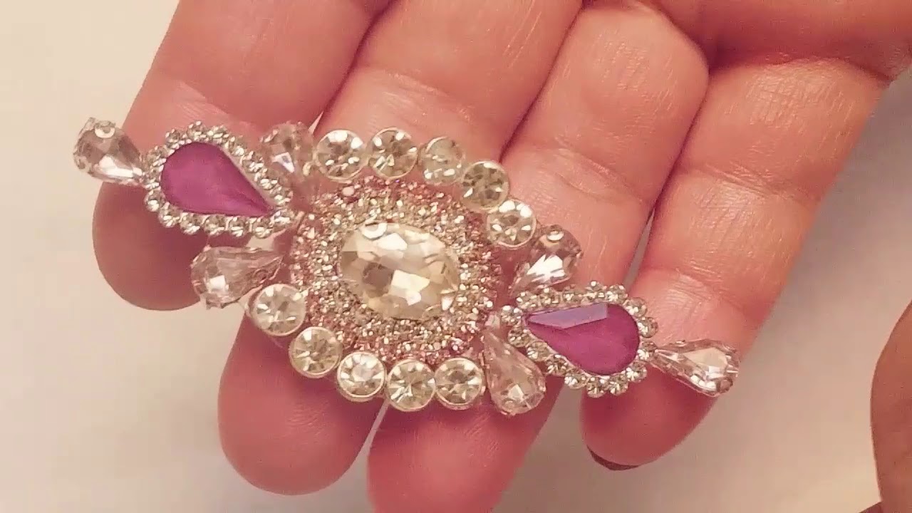 تنبات الاحجار على الجيلاتين 😍مع طريقة تثبيتهم على الثوب 👍🌹