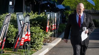 White House puts up posters of arrested migrants; Trump says he runs "the country and the world"