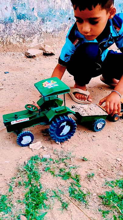 Unboxing RC Swaraj 744 Tractor & Trolley new model Testing Review #rc #tractor #unboxing