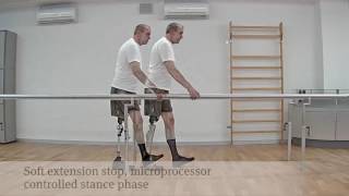 Kenevo - Yielding knee - Walking in parallel bars