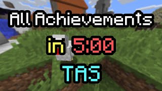 Minecraft All Achievements in 5 minutes | TAS