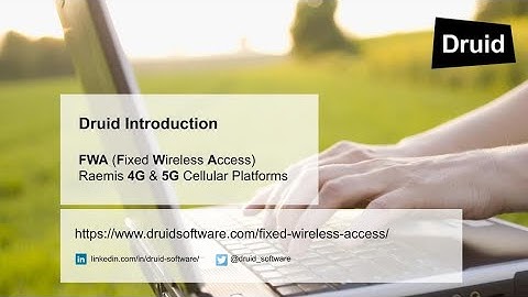 Druid FWA Solutions in CBRS