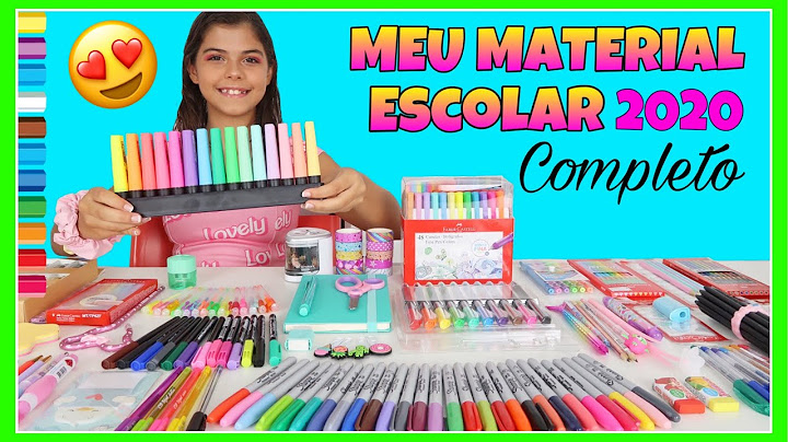 MEU MATERIAL ESCOLAR 2020 COMPLETO | NICOLE DUMER