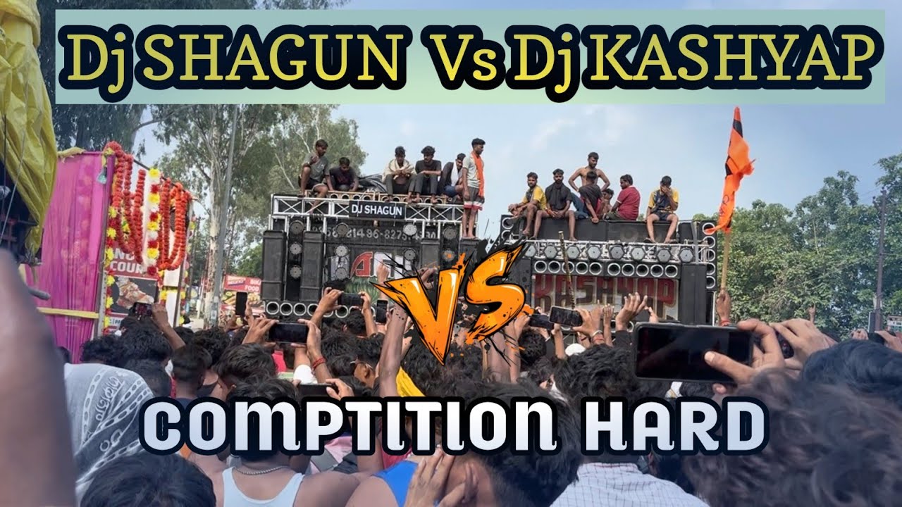 Dj Shagun Kithor Vs Dj Kashyap Competition l Haridwar Kawad Yatra 2025