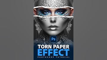 Torn paper effect in Photoshop [FREE brush download]
