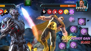 Ultron shreds the most annoying hyperion in MCOC!!!