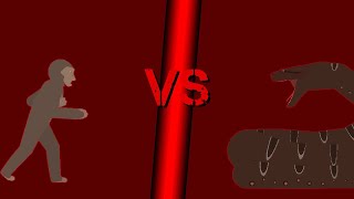 Australopithecus VS Titanoboa (REMAKE)