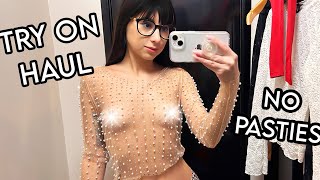 Transparent Try-On Haul with Luna. .. WHOOPS