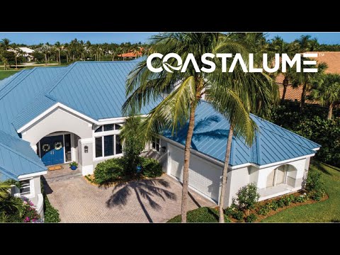 COASTALUME™ steel roofing engineered and warrantied for coastal environments.