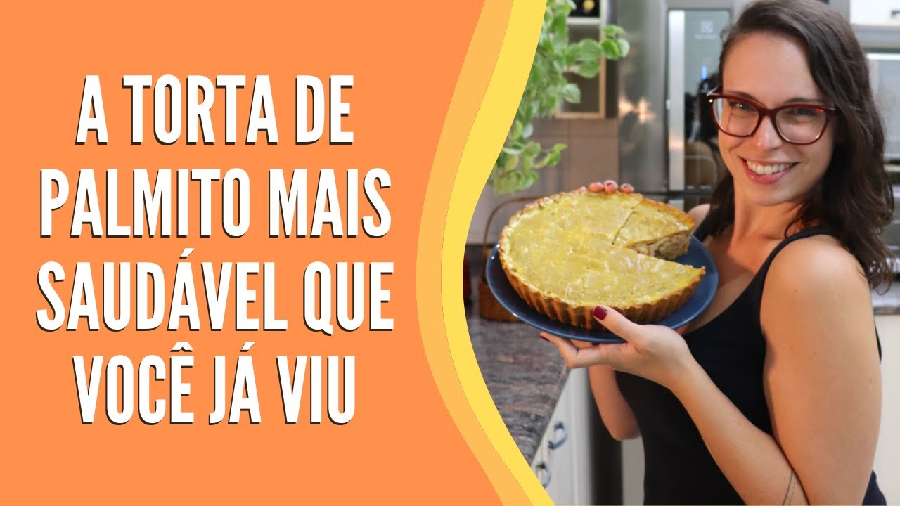 Receita de torta de palmito SEM GLÚTEN e com biomassa de banana verde